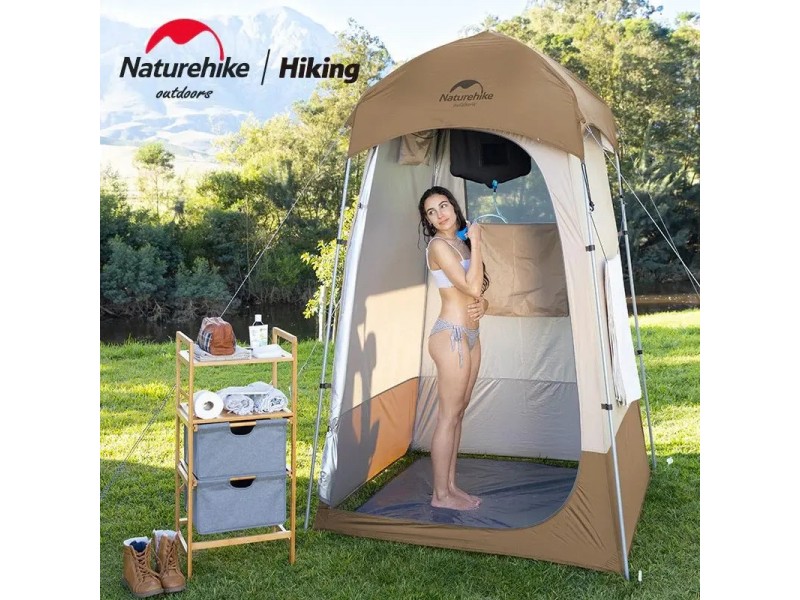 Душевая палатка Naturehike NH21ZP005, коричневая
